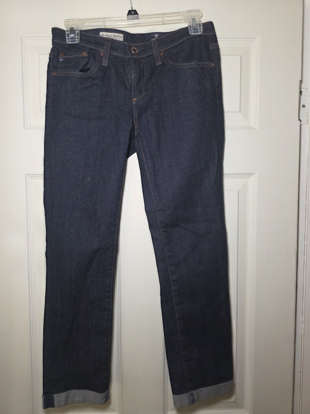AG Adriano Goldschmied Men's Straight-Leg Dark Indigo Jeans
